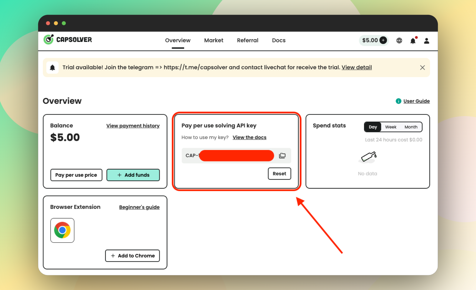 CapSolver Dashboard